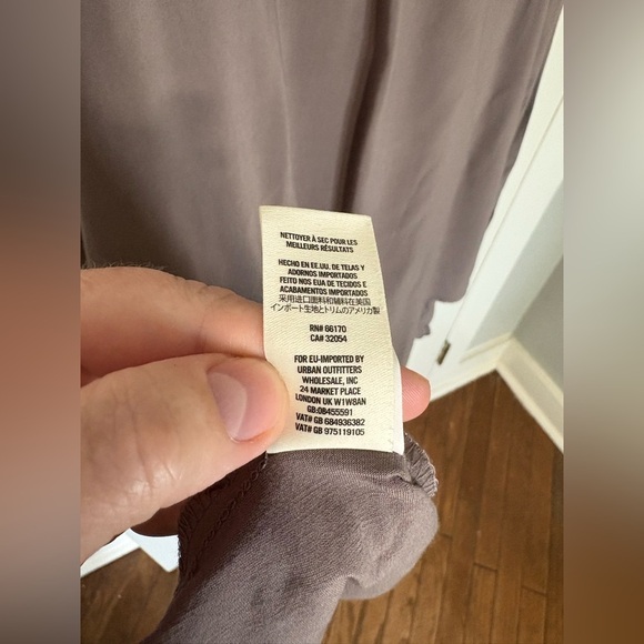 Free People Beck Dress | Size XS | Purple Grey Boho Cut-Out Long Sleeve Mini - Picture 12 of 12